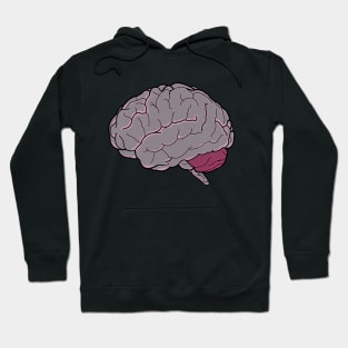 Colorful Brain Line Art small Hoodie